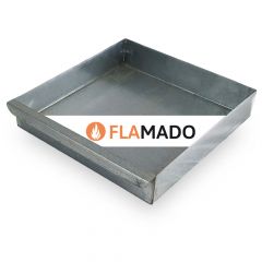60x50 Aschebehälter Kamin Kasten Ofen Schale Box Grill Kohle NEU Aschekiste 