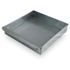 Aschekasten aus Stahlblech verzinkt 280 x 276 x 53 mm | Oranier K2 ** | Flamado | Schamotte-Shop.de