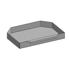 Aschekasten 350x243x44mm passend für Wamsler Delta**