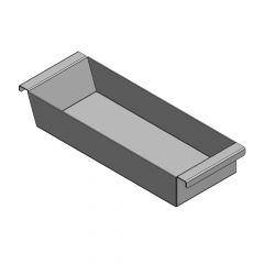 Aschekasten aus Stahlblech verzinkt 370x150x64mm | Olsberg** | Flamado | Schamotte-Shop.de