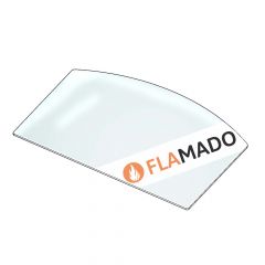 Kaminscheibe 476x317x4mm Glaskeramik passend für La Nordica** Kamine | günstig | schamotte-shop.de 
