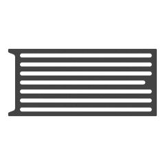 Kaminrost / Ascherost 330x150x10mm passend für Wamsler K185 F/A**
