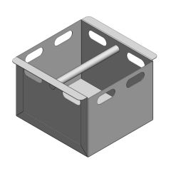 Aschekasten 200x181x143mm passend für Hark**