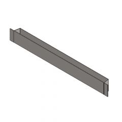 Halteschiene für Heizgasumlenkplatte 619x66x35mm » für Hark** Kamine| günstig | schamotte-shop.de
