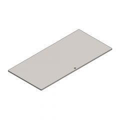 Heizgasumlenkplatte 400x188x4 mm » für Hark** Kamine| günstig | schamotte-shop.de
