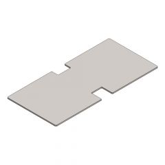 Hitzeschutzblech 480x230x5 mm » für Hark** Kamine| günstig | schamotte-shop.de
