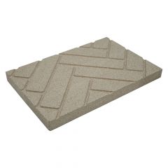 Vermiculite Platte 300x200x25mm Fischgräte Schamotte-Shop.de