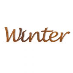 Edelrost Schrift Winter » Schamotte-Shop.de