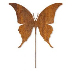 Edelrost Schmetterling Fiona mit Stecker » Schamotte-Shop.de