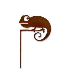 Edelrost Chamäleon Milly mit Stecker