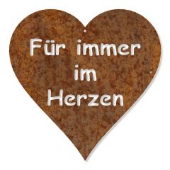 Edelrost Herz Aufhänger