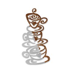 Kaffetassen Aufhänger in Edelrost