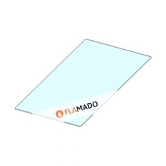 Glaskeramik Kaminscheibe 583x285x4mm passend für Panadero**