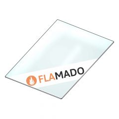 Glaskeramik Kaminscheibe 390x390x4mm passend für Schmid 45/45**