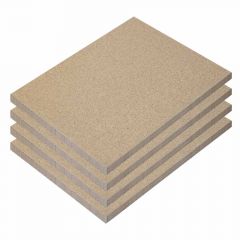 Vermiculite Platte 300x200x10mm 600KG/m³ 4 Stück