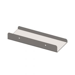 Abgasleitblech 150x60x21mm passend für La Nordica Rosetta**