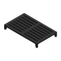 Kaminrost / Ascherost 284x174x10mm passend für Conforto Nyborg**