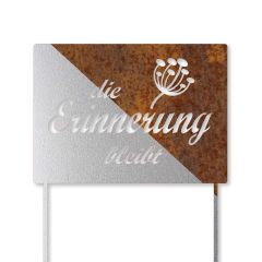 Edelrost Grabschild » Schamotte-Shop.de