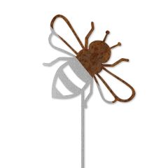 Edelrost Hummel Franzi mit Stecker 30 bis 48 cm Höhe