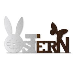 Oster-Aufsteller in Edelrost