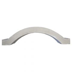 Massiver Ofenbogen ohne Rohranschluss 83,5 x 22 cm