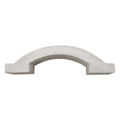 Massiver Ofentürbogen ohne Rohranschluss 83,5 x 22 cm