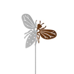 Edelrost Wegwespe mit Stecker 30 bis 48 cm Höhe