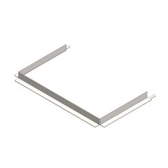 Halterung für Zugumlenkung 502x290x2mm, passend für Thorma** Kamine