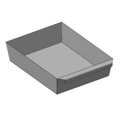 Aschekasten 305x264x70mm passend für Haas+Sohn **