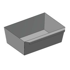 Aschekasten 320x210x100mm passend für Haas+Sohn Dauerbrandofen Alkor 183.1 **