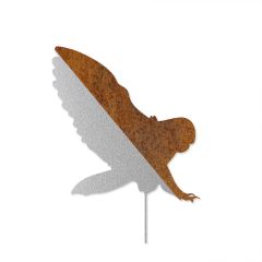 Edelrost Schleiereule mit Stecker - Tierpark Edition