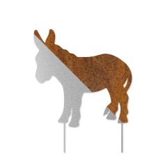 Edelrost Hausesel Fohlen mit Stecker - Tierpark Edition