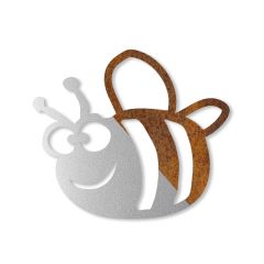 Edelrost dicke Biene Aufhänger » Schamotte-Shop.de