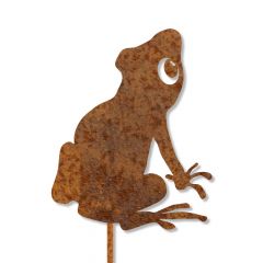 Edelrost Frosch Nio mit Stecker