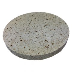 Sillimanitplatte rund Ø 290x30 | PUR Schamotte | Schamotte-Shop.de
