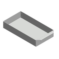 Aschekasten aus Stahlblech 175x325x55mm  Oranier Kiruna  Flamado  Schamotte-Shop.de