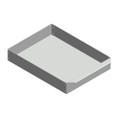 Aschekasten aus Stahlblech 229x305x50mm | Caminos Neptun Thor** | Flamado | Schamotte-Shop.de