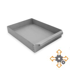 Aschekasten aus Stahlblech frei konfigurierbar  auf Maß Schamotte-Shop.de