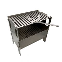 BlazeBox BBQ Mini Steckjgrill aus Edelstahl Schamotte-Shop.de