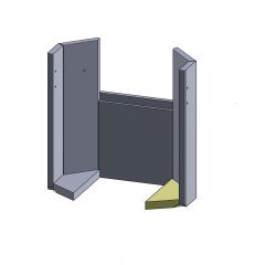 Bodenstein rechts 230x90x25mm (Vermiculite) passend für Scan 39**