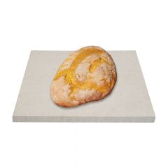 Brotbackstein 50 x 50 x 2 cm Keramik Backstein  lebensmittelecht  PUR Schamotte  Schamotte-Shop.de