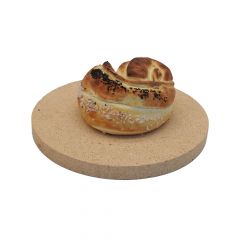 Brotbackstein rund Ø 31 x 2,5 cm Backstein ✓ lebensmittelecht ✓ PUR Schamotte ✓ Schamotte-Shop.de