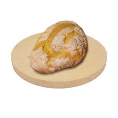 Brotbackstein rund Ø 34 x 3 cm Backstein ✓ lebensmittelecht ✓ PUR Schamotte ✓ Schamotte-Shop.de