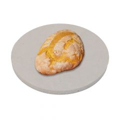 Brotbackstein rund Ø 39 x 2 cm Keramik Backstein  lebensmittelecht  PUR Schamotte  Schamotte-Shop.de