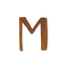Edelrost Buchstabe M » Schamotte-Shop.de