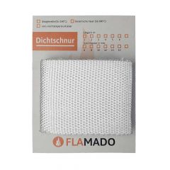 Dichtband flach aus Glasgewebe 100x2mm 2m | Flamado | Schamotte-Shop.de