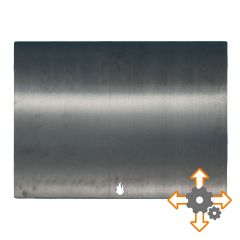 Eckige Grillplatte auf Maß