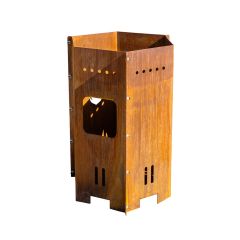 Edelrost Feuertonne klein Schamotte-Shop.de
