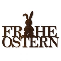 Edelrost "frohe Ostern" Aufhänger