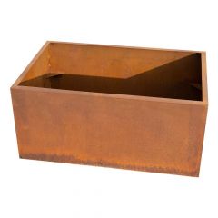 Edelrost Hochbeet 110x70x50cm » Schamotte-Shop.de